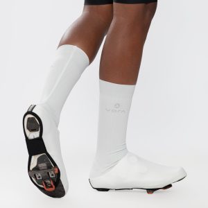 Botinha De Ciclismo Capa Aero Vora Branca