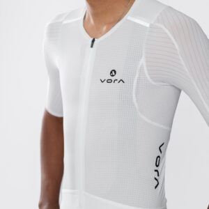 Jersey de Ciclismo Vora Ultra Light Aero Branco Unissex